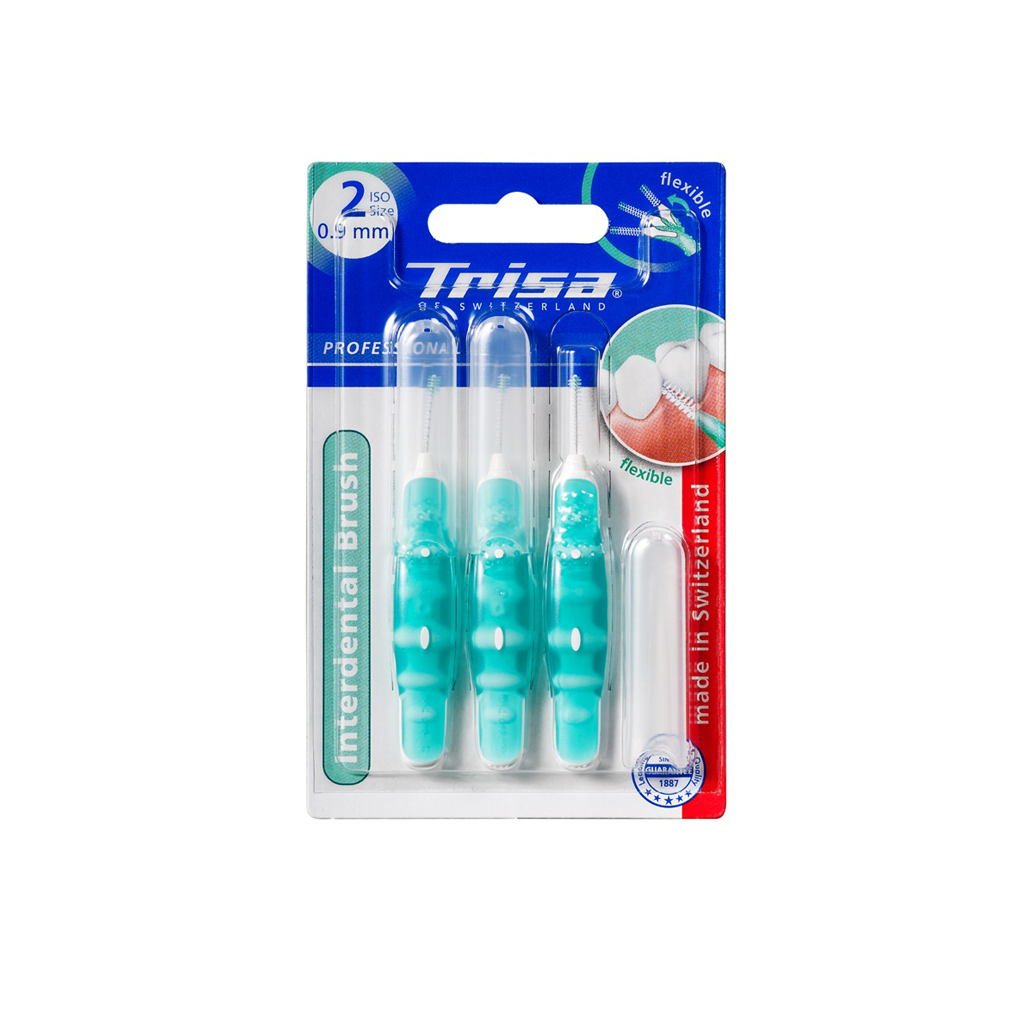 Trisa Interdental Brush ISO Size 2 - 0.9 Diameter
