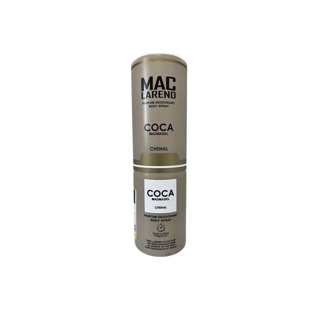 MAC-LARENO-PARFUM-DEODORANT-BODY-SPRAY-COCA-MADMASEL-CHENAL-200-ML
