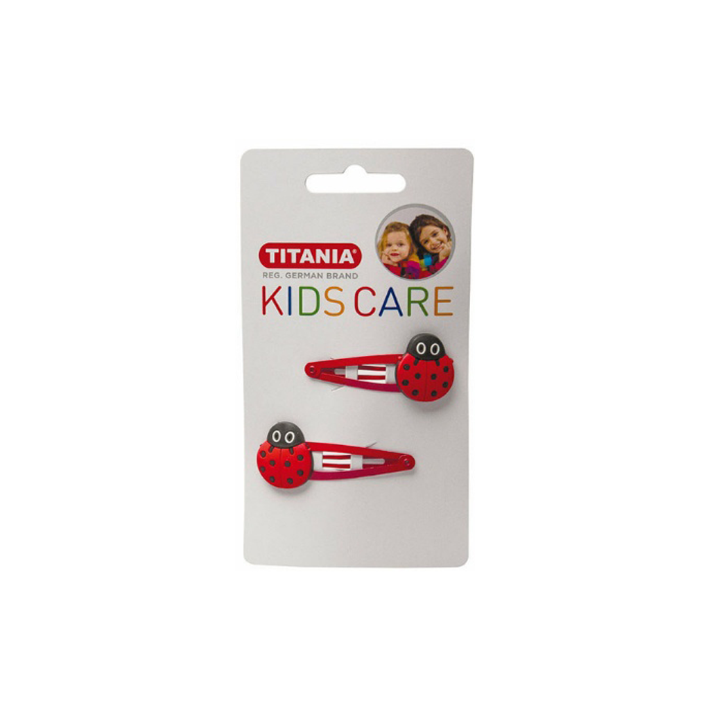 TITANIA CONTUR-CLIP-LADYBUG-2-PC--RED-ART-NR-8510