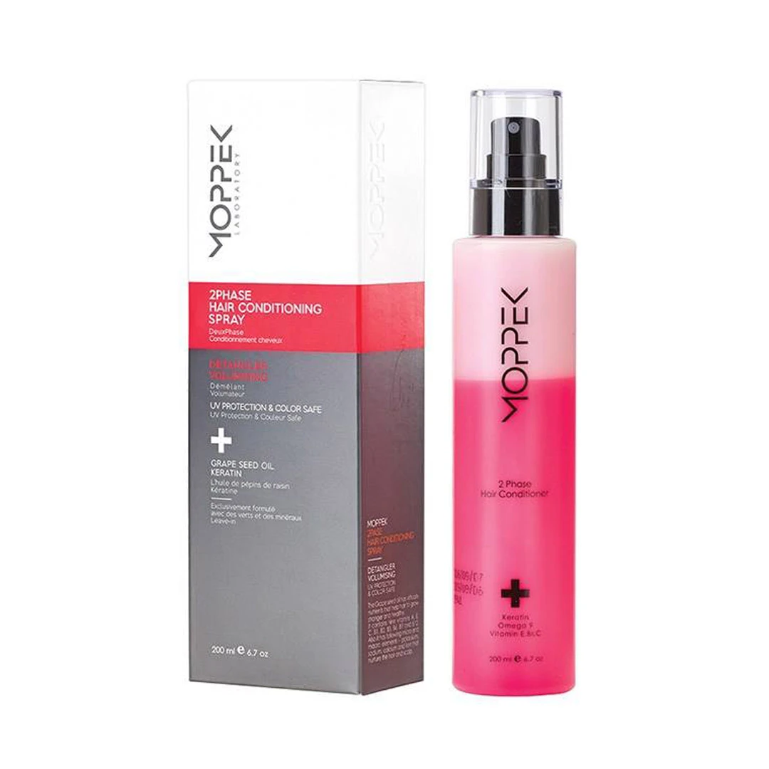 MOPPEK 2PHASE HAIR CODITIONER VOLUMIZING DETANGLER SERUM 200 ML 2
