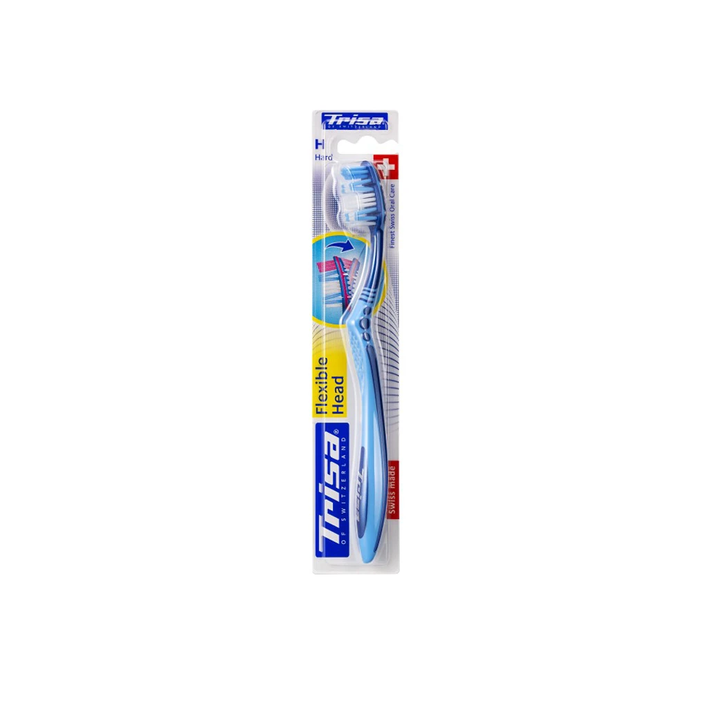 Trisa Flexible Head Hard Toothbrush
