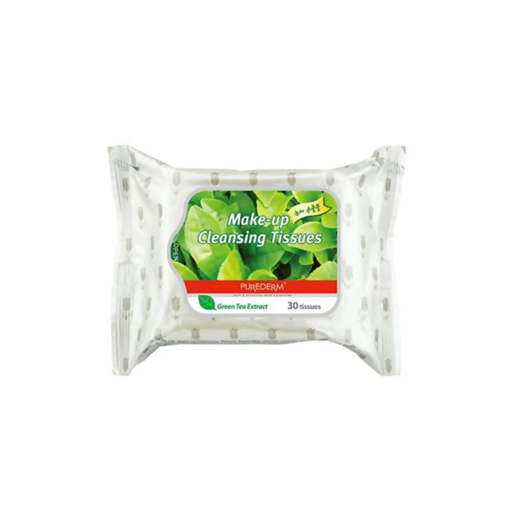 Make-Up-Cleansing-Tissues-Green-Tea-PUREDERM