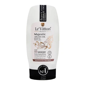 ماسک مو مغذی آرگان مدل BB MASQUE موهای آسیب دیده لویتون