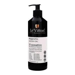 شامپو حاوی روغن آرگان و کراتین BB موهای خشک و آسیب دیده لویتون
