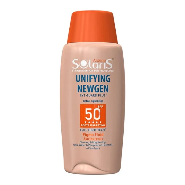 SUNSCREEN FLUID LIGHT BEIGE SPF50 75ML SOLARIS main