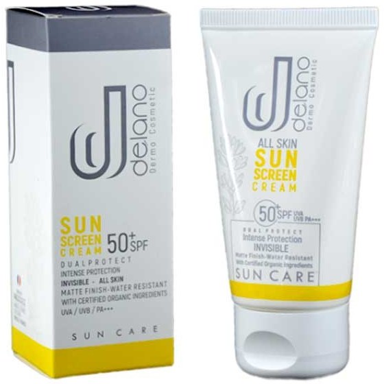 DELANO SUNSCREEN CREAM SPF50 INVISIBLE ALL SKIN 50 ML 2