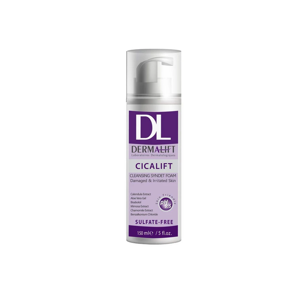 Cicalift-Damaged-&amp;-Irritated-Skin-Cleansing-Syndet-foam-DERMALIFT
