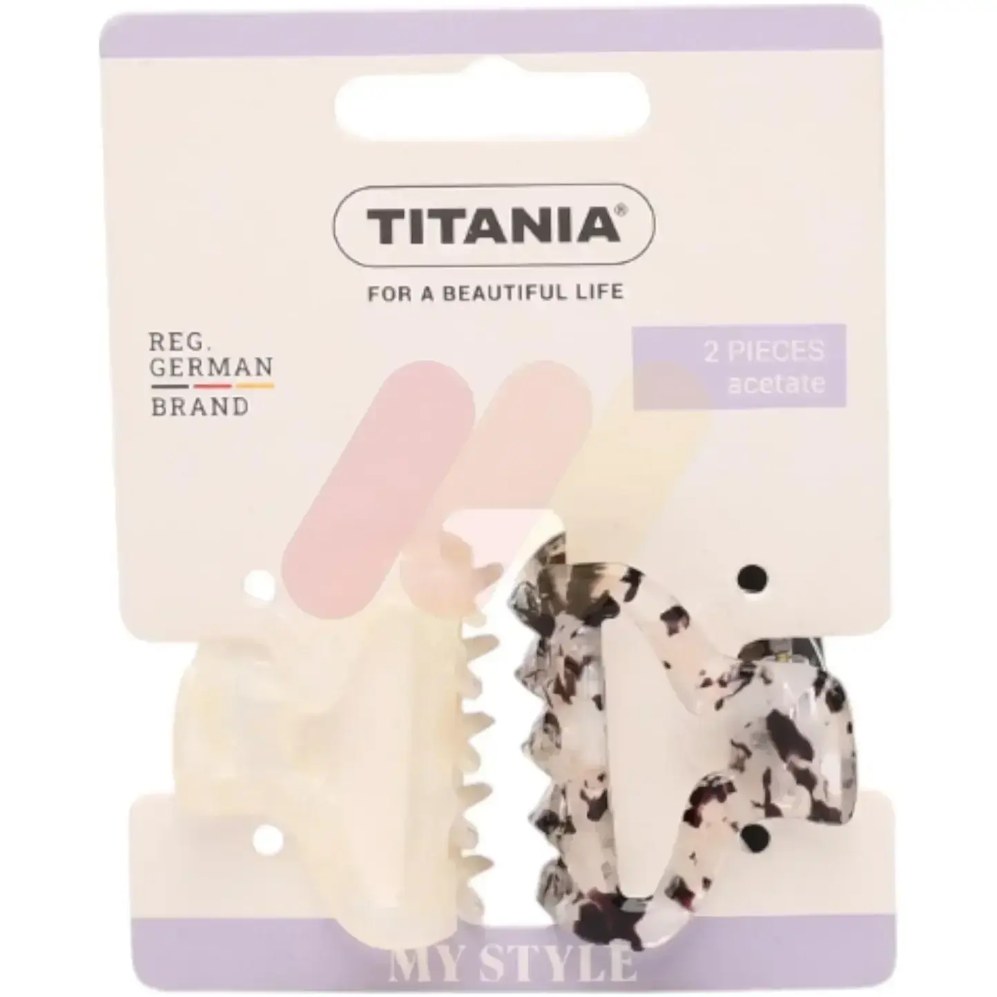 کلیپس 2 عددی تیتانیا - مدل 8227