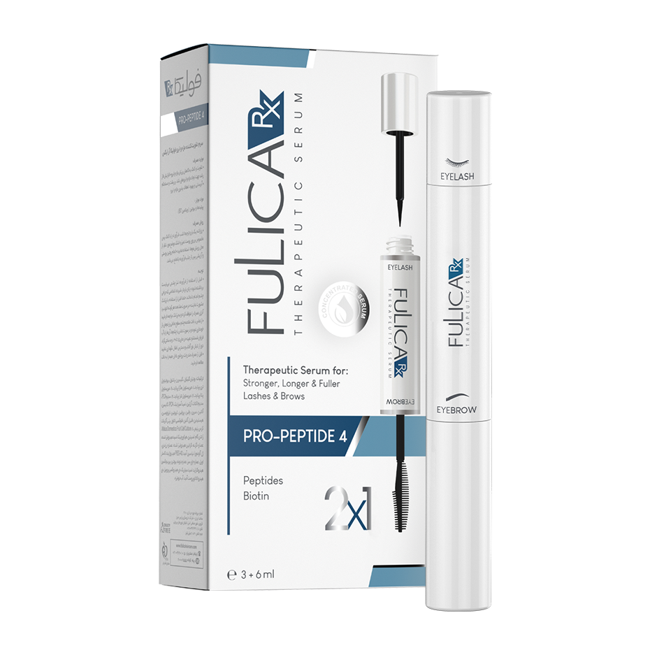 سرم تقویت کننده مژه و ابرو PRO-PEPTIDE4 فولیکا 2 در 1 - 9 میل.png