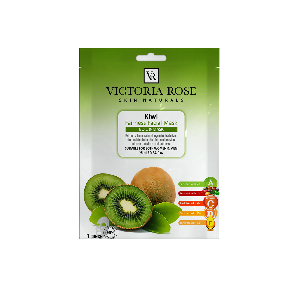 VICTORIA ROSE KIWI FACE SHEET MASK