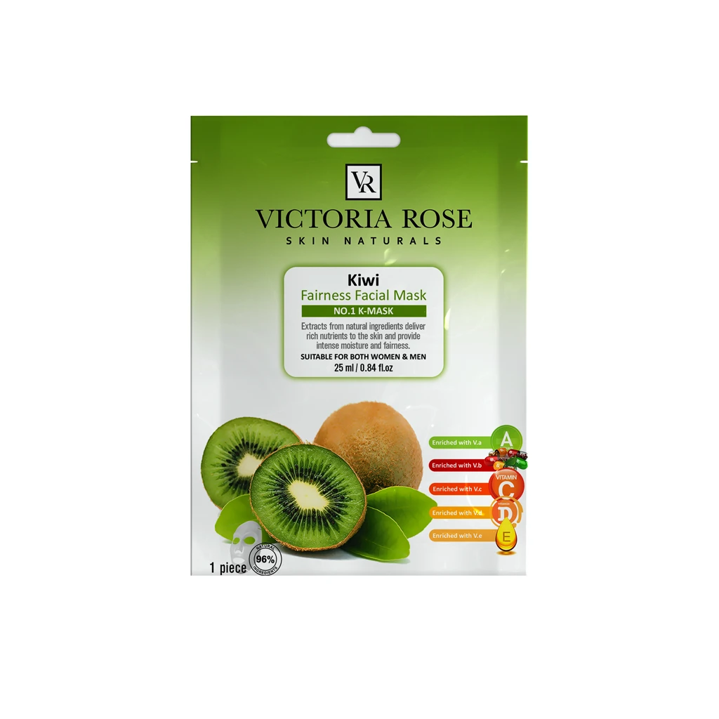 VICTORIA ROSE KIWI FACE SHEET MASK