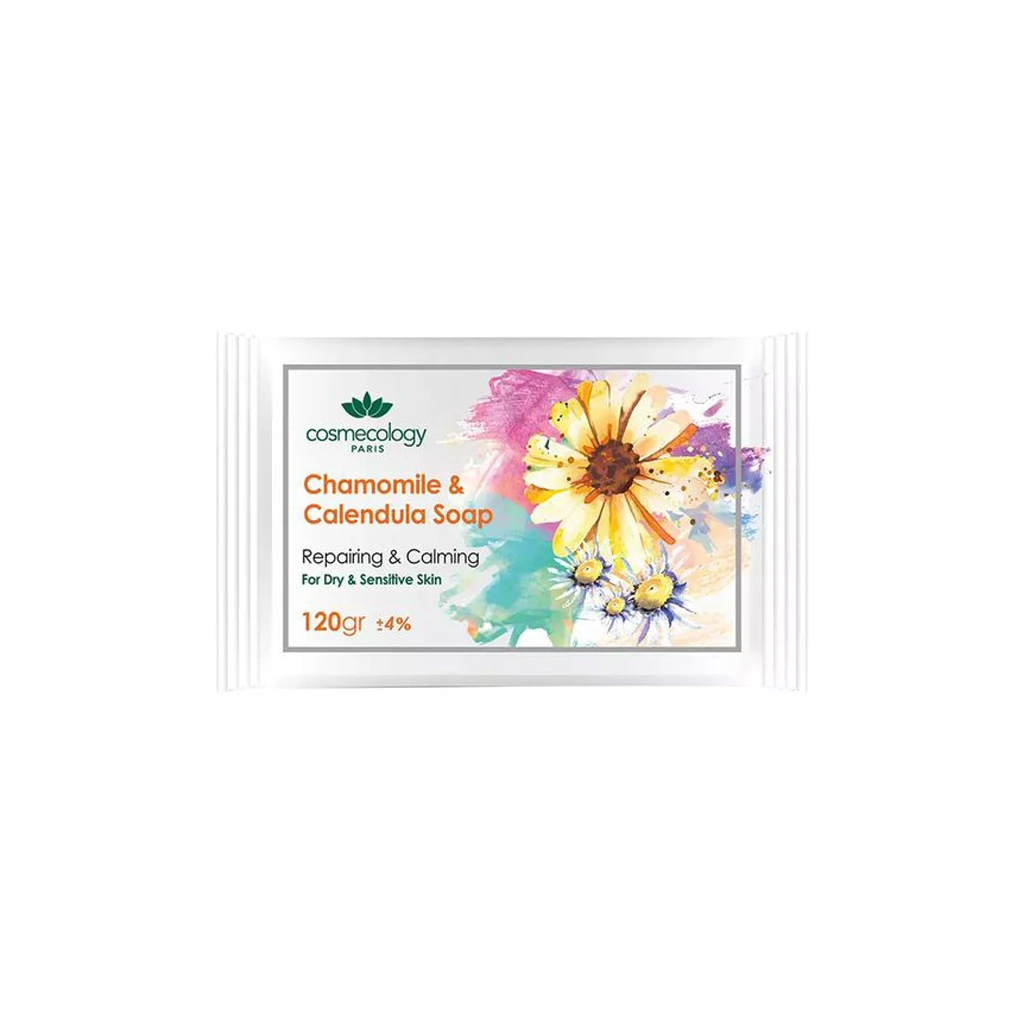 Chamomile-&-Calendula-Soap-120-gr-COSMECOLOGY