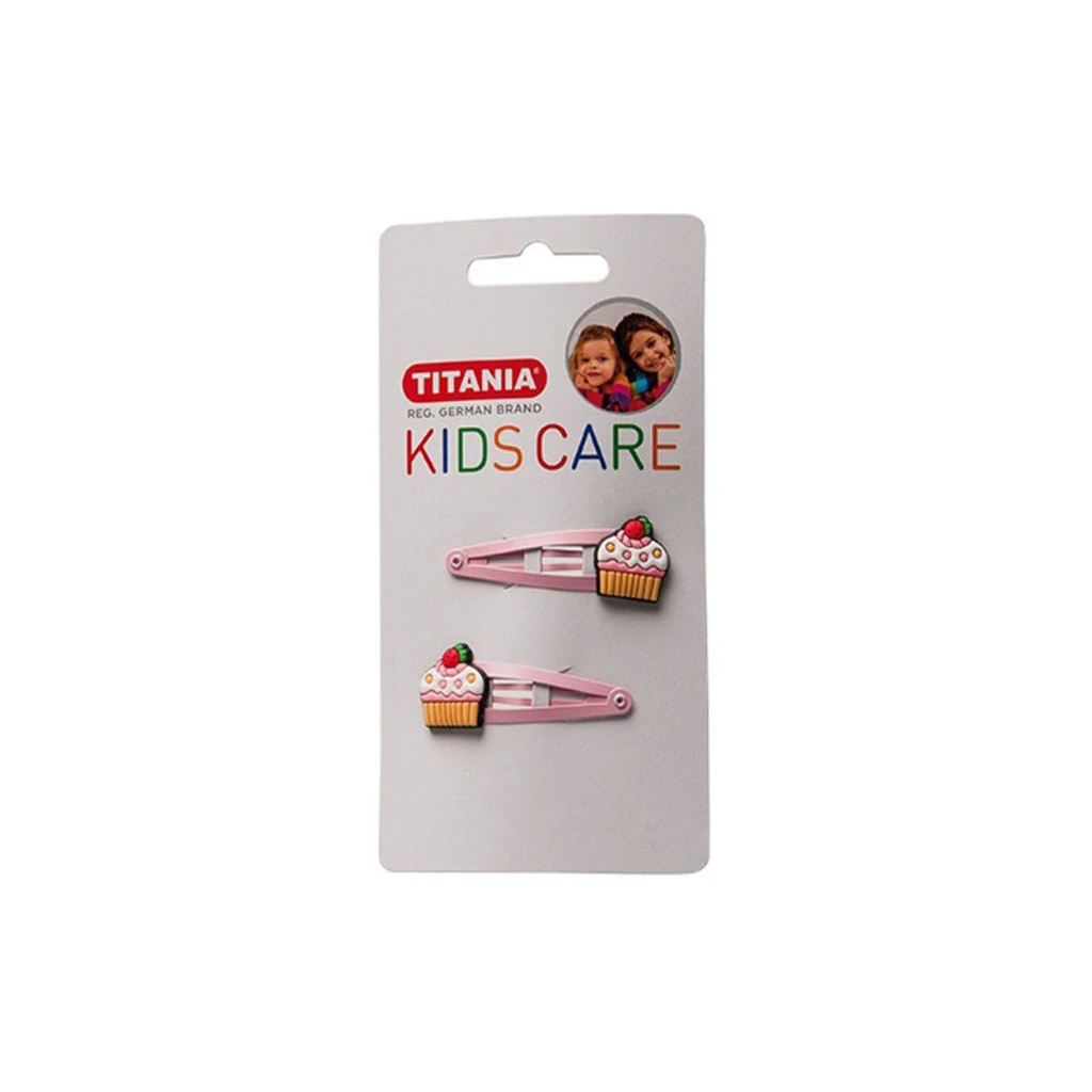 TITANIA-CONTUR-CLIP-CUPCAKE-2-PCS-PINK-ART-NR-8507KIDS