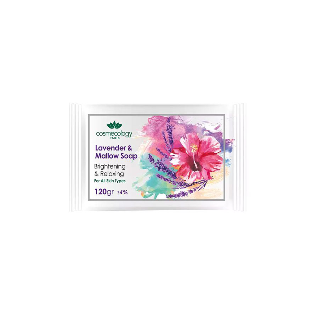 Lavender-&amp;-Mallow-Soap-120gr-COSMECOLOGY