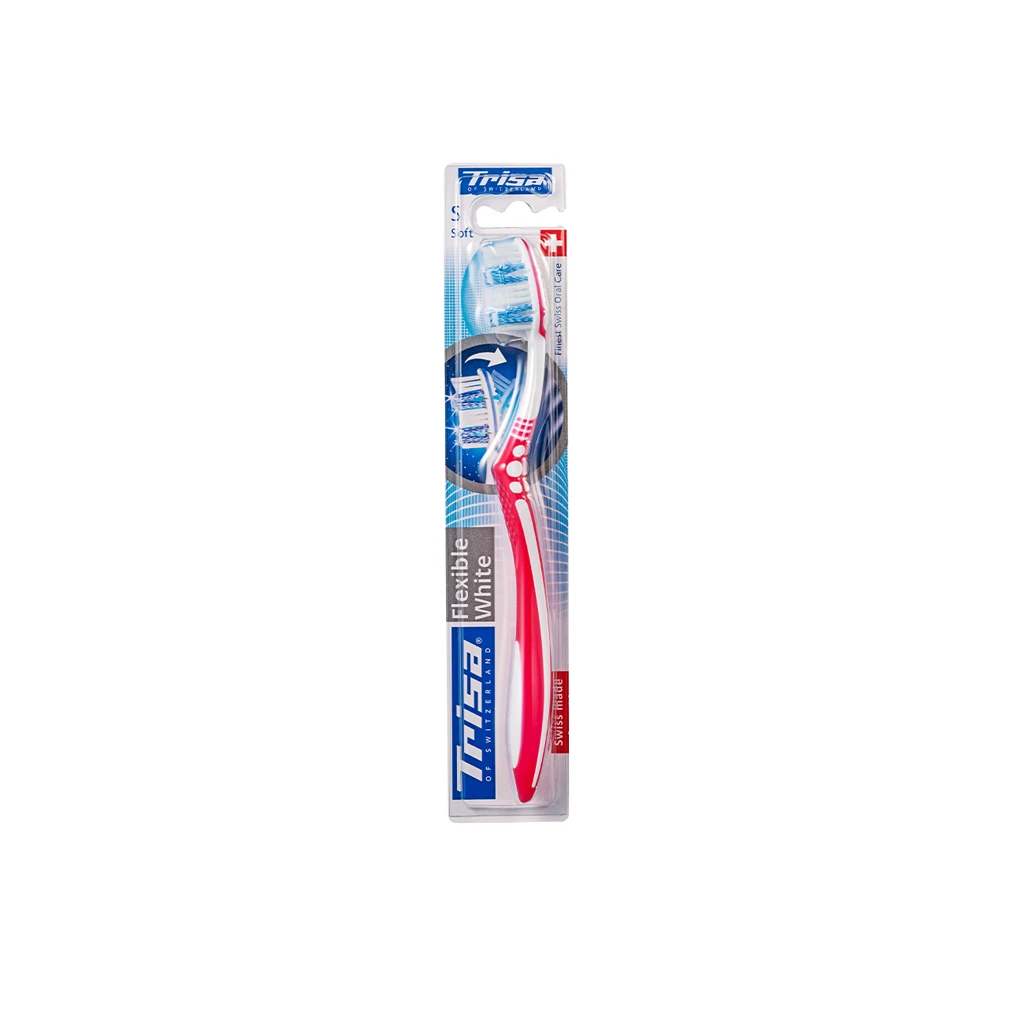 Trisa Flexible white Soft Toothbrush