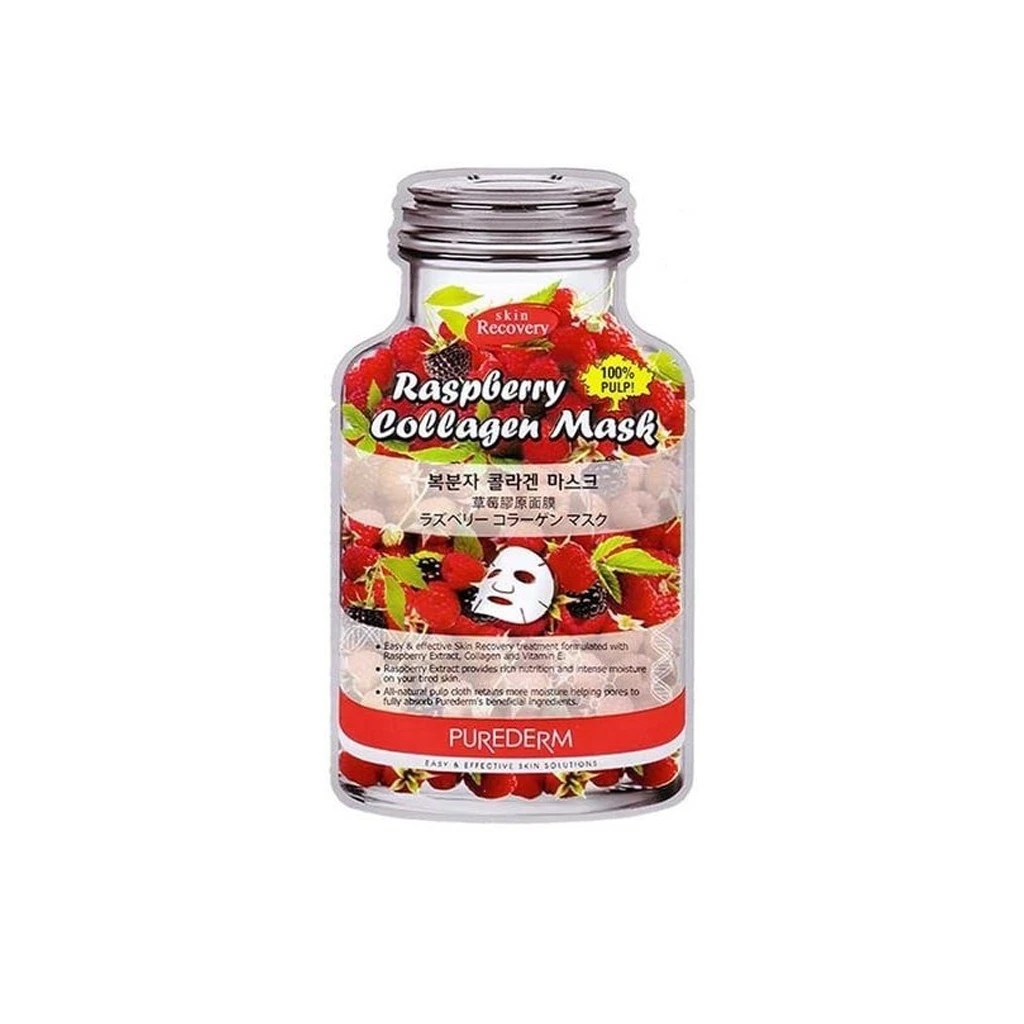Purederm-Raspberry-Collagen-Mask