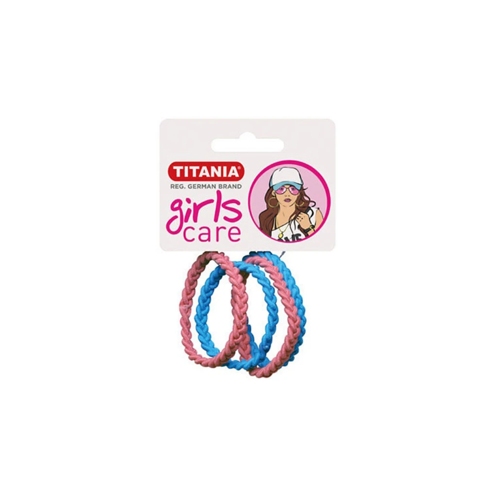 TITANIA-ELASTICS-4-PCS-BRAIDED-2-IN-PINK-2-IN-BLUE-ART-N-7930