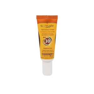 ضد آفتاب و کرم دور چشم بژ طبیعی SPF30 سان سیف