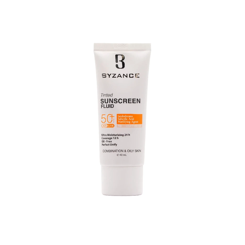 BYZANCE-TINTED-SUNSCREEN-CREAM-SPF50-COMBINATION &amp;-OILY-SKIN-40-ML