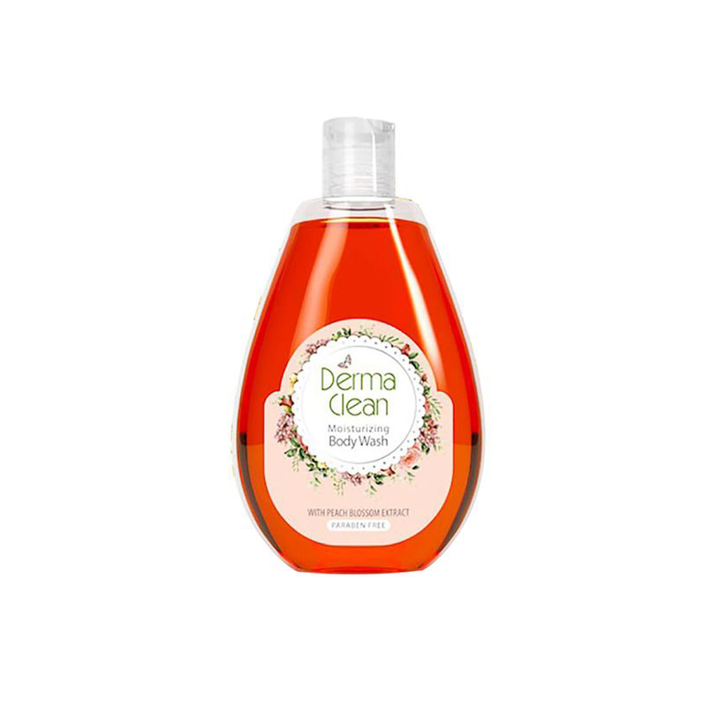 Moisturizing Body Wash With Peach Blossom Extract 300ml DERMA CLEAN
