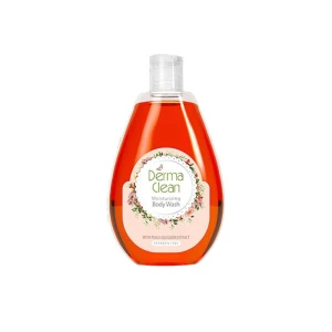 شامپو بدن مرطوب کننده با عصاره شکوفه هلو درماکلین