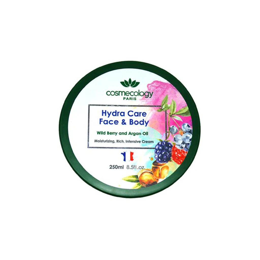 Hydra-Care-Face-&amp;-Body-Wild-Berries-and-Argan-250ml-COSMECOLOGY