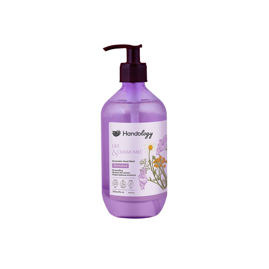 Aromatic-hand-wash-Lily &amp;-Chamomile-500ml-HANDOLOGY