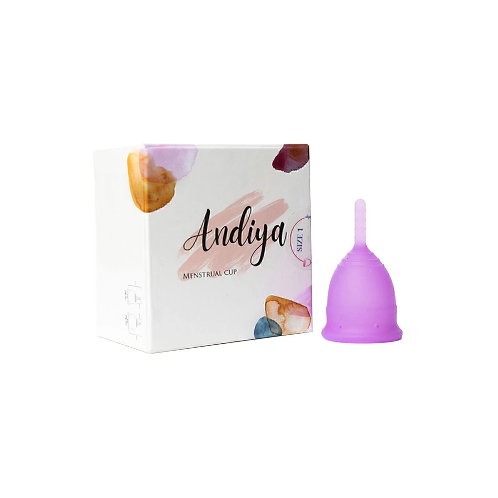 Menstrual cup model 1 (small size) purple ANDIYA