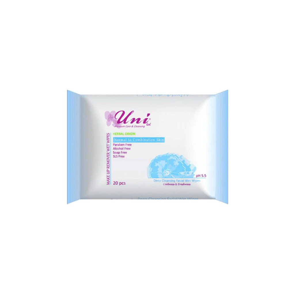 Deep-cleansing-facial-Wet-Wipes-for-Normal-Skin-20pcs-UNI-LED
