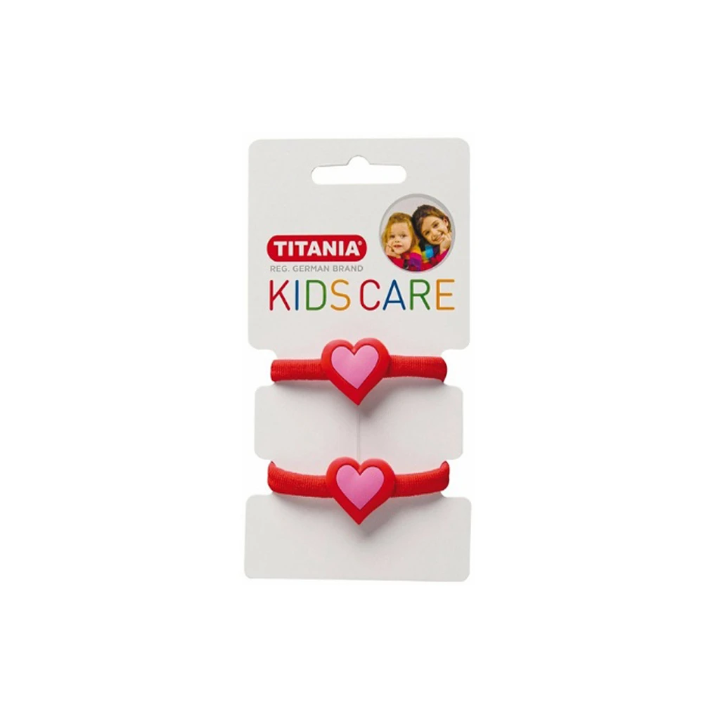 TITANIA-TERRY-PONYHOLDER-HEART-2-PCS-RED-ART-NR-8500