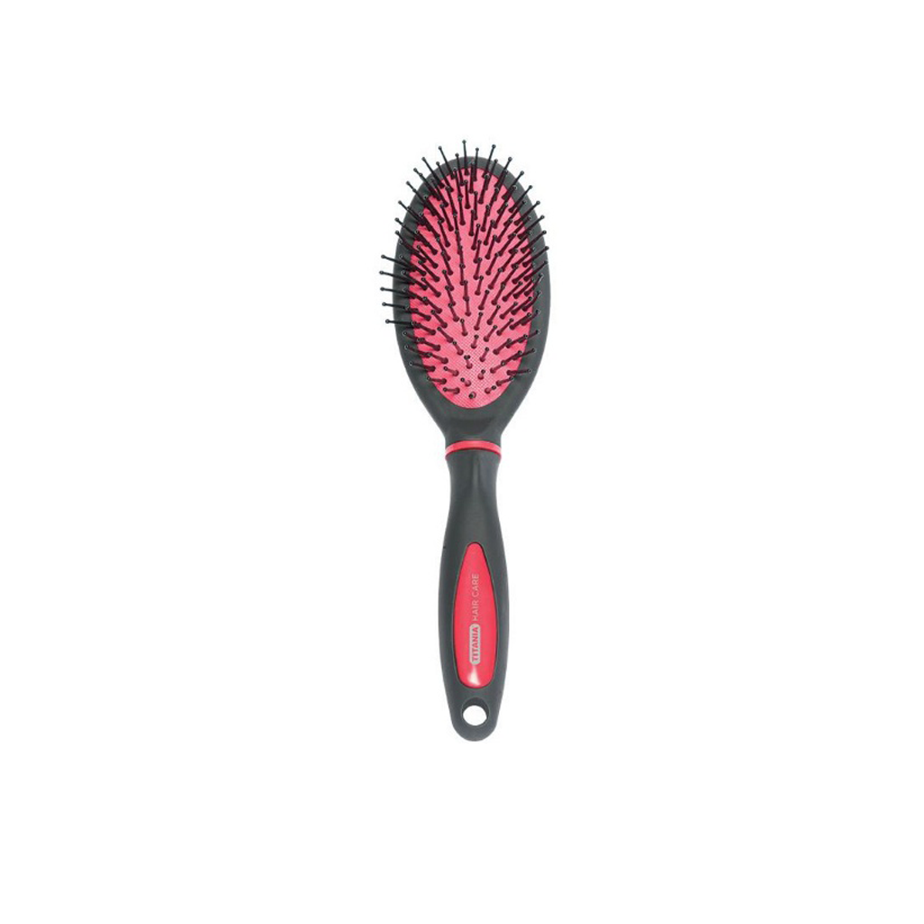 TITANIA-Professional-Hair-Care-Black-&amp;-Pink-Brush-1380