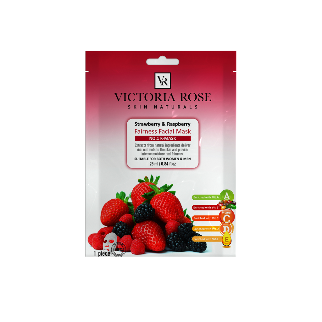 Victoria Rose Face Mask Strawberry and Raspberry