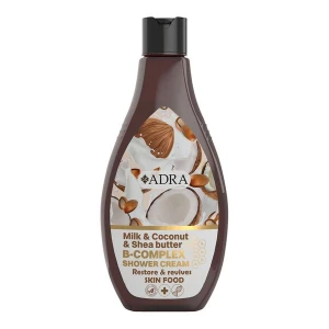 شامپو بدن کرمی نارگیل و شی باتر آدرا