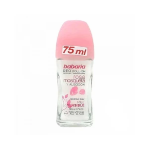 رول ضد تعریق باباریا حاوی روغن پنبه و رز 75 میلی لیتر