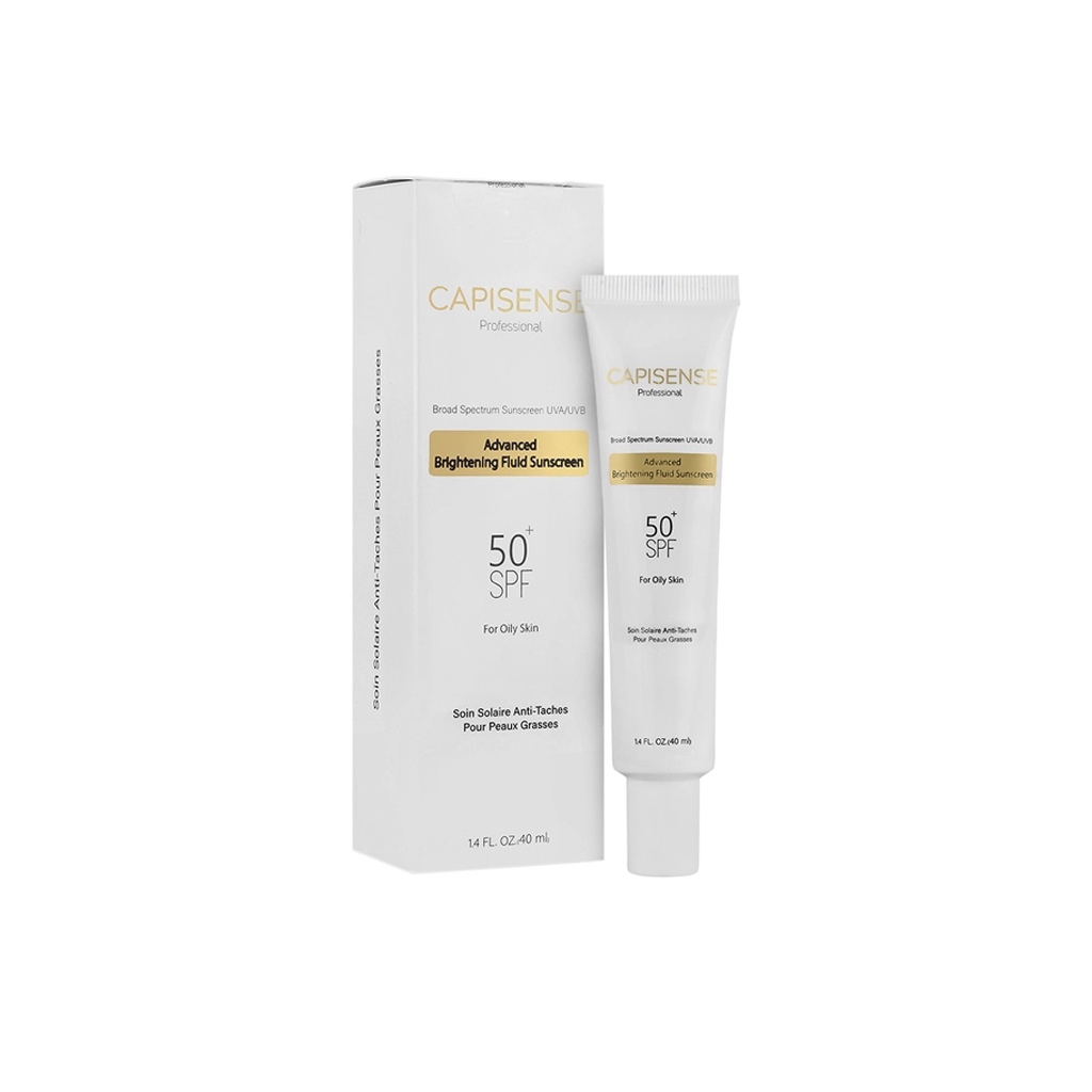 فلویید ضد آفتاب و روشن کننده پوست چرب spf+50 کپیسنس