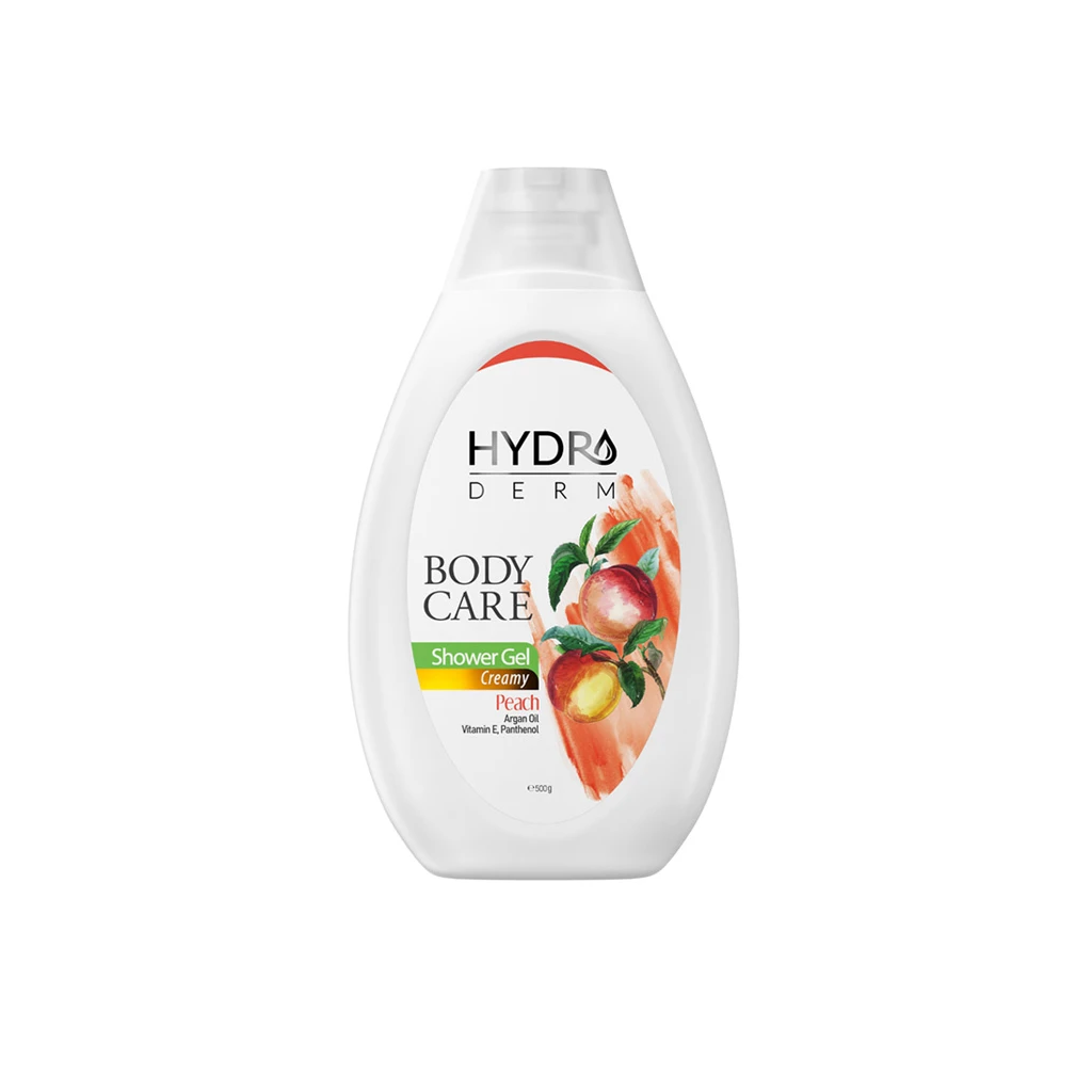 HYDRODERM BODY CARE PEACH CREAMY SHOWER GEL