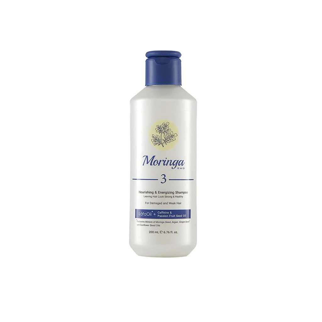 Nourishing &amp; energizing shampoo 3 for damaged &amp; weak hair MORINGA EMO