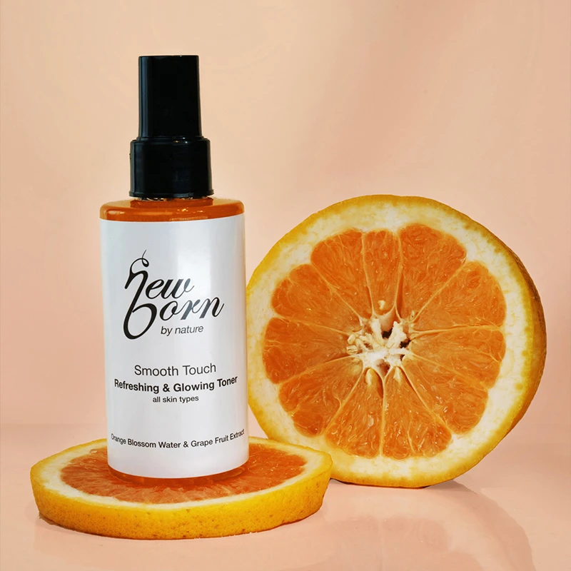 NEW BORN SMOOTH TOUCH REFRESHING &amp; GLOWING TONER ALL SKIN 150 ML 2