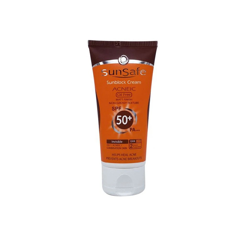 SunSafe-Sunscreen-Acneic-Cream-SPF50-Oil-Free-50mlSUNSAFE