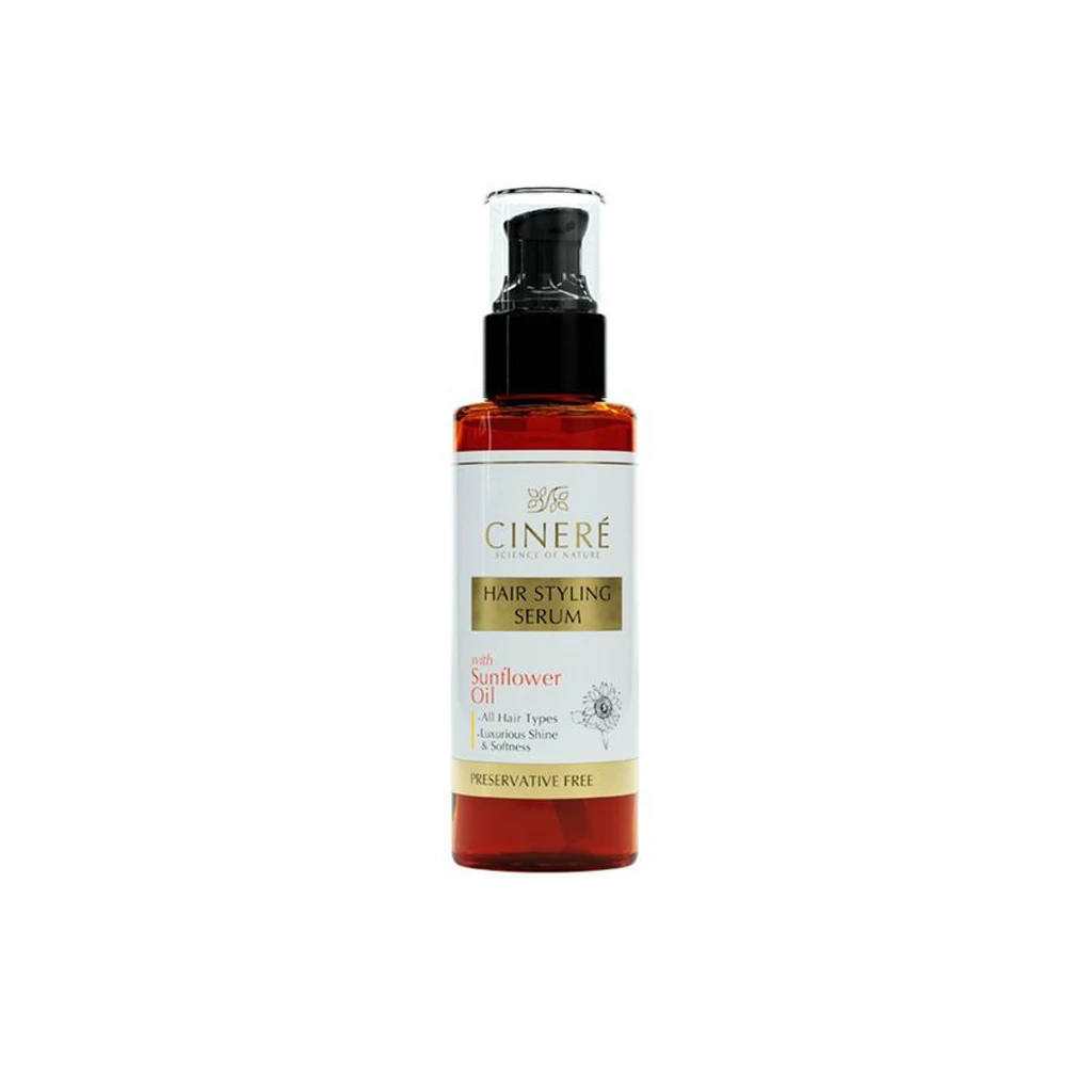 Hair-Styling-And-Conditioner-Serum-Contains-Sunflower-Oil-100ml-CINERE