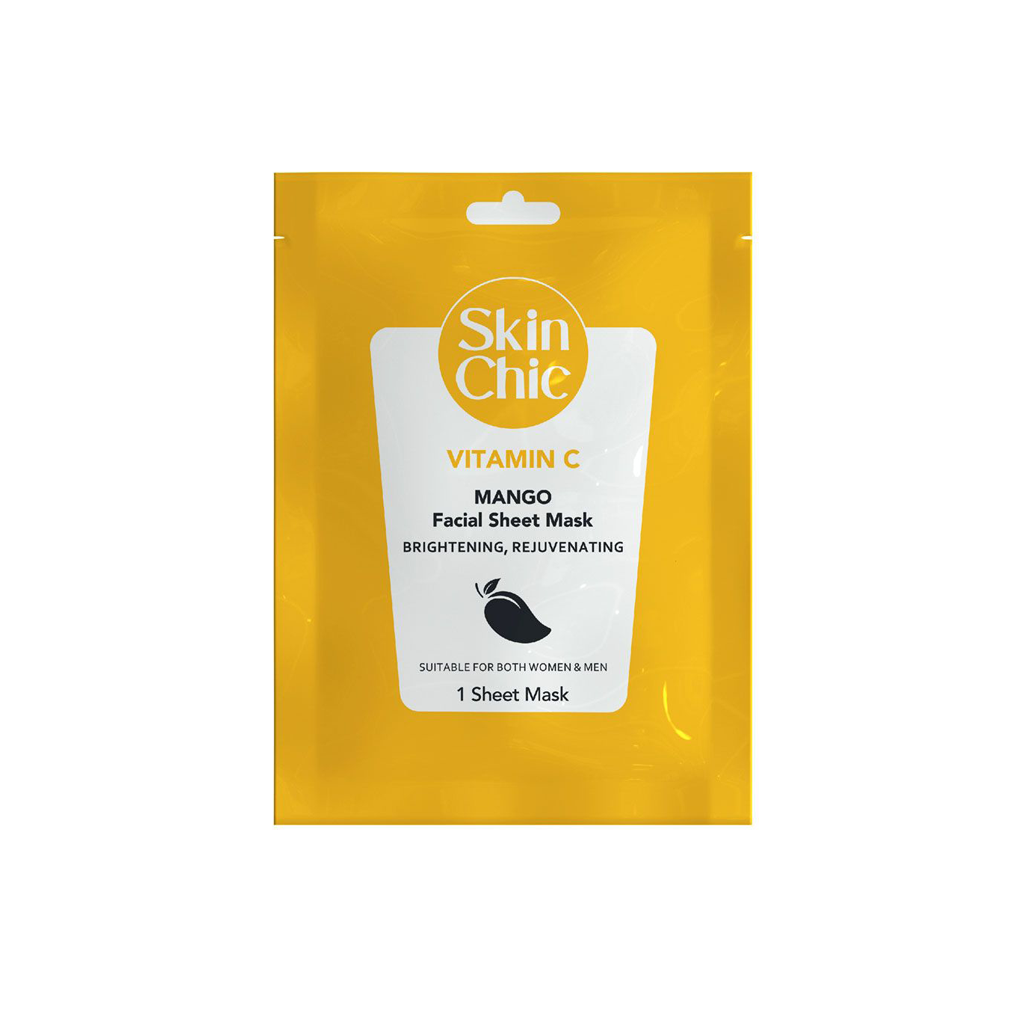 Face-Sheet-Mask-Containing-Vitamin-C-And-Mango-SKIN-CHIC