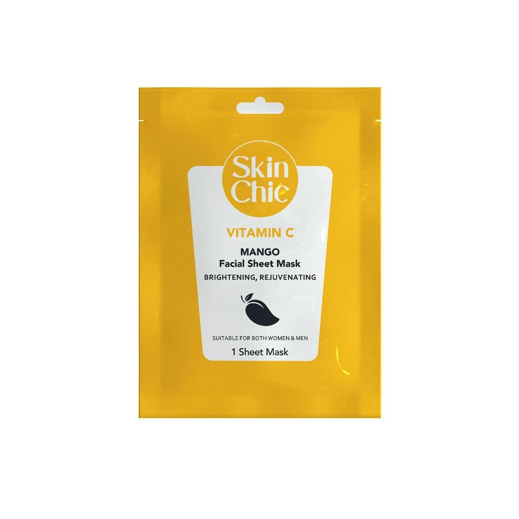 Face-Sheet-Mask-Containing-Vitamin-C-And-Mango-SKIN-CHIC