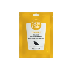ماسک صورت ورقه ای ویتامین سی با عصاره انبه اسکین شیک