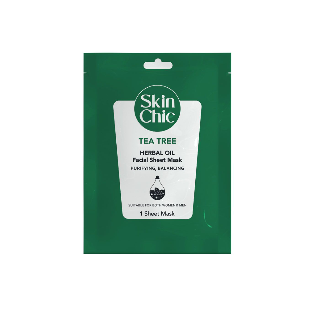 Tea-Tree-And-Herbal-Oil-Facial-Sheet-Mask-SKIN-CHIC