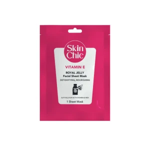 ماسک صورت ورقه ای ویتامین E با عصاره رویال ژلی اسکین شیک