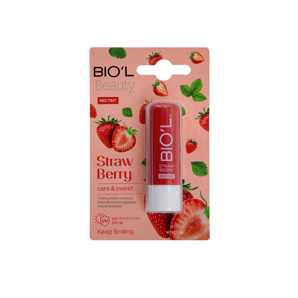 Lip-Balm-Care-&amp;-Sweet-Strawberry-BIOL
