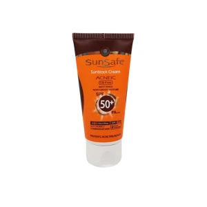 ضد آفتاب رنگی فاقد چربی آکنئیک SPF50 سان سیف