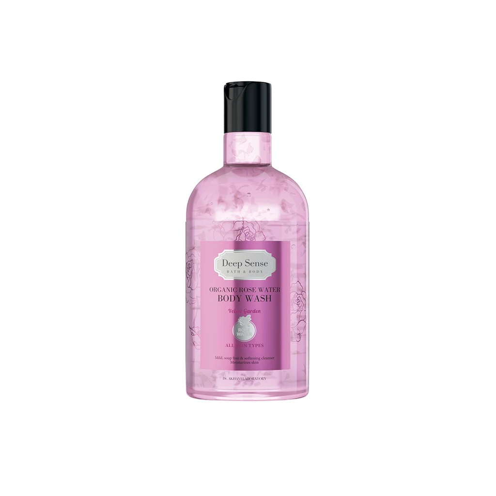 Organic Rose Water Body Wash 400 ml