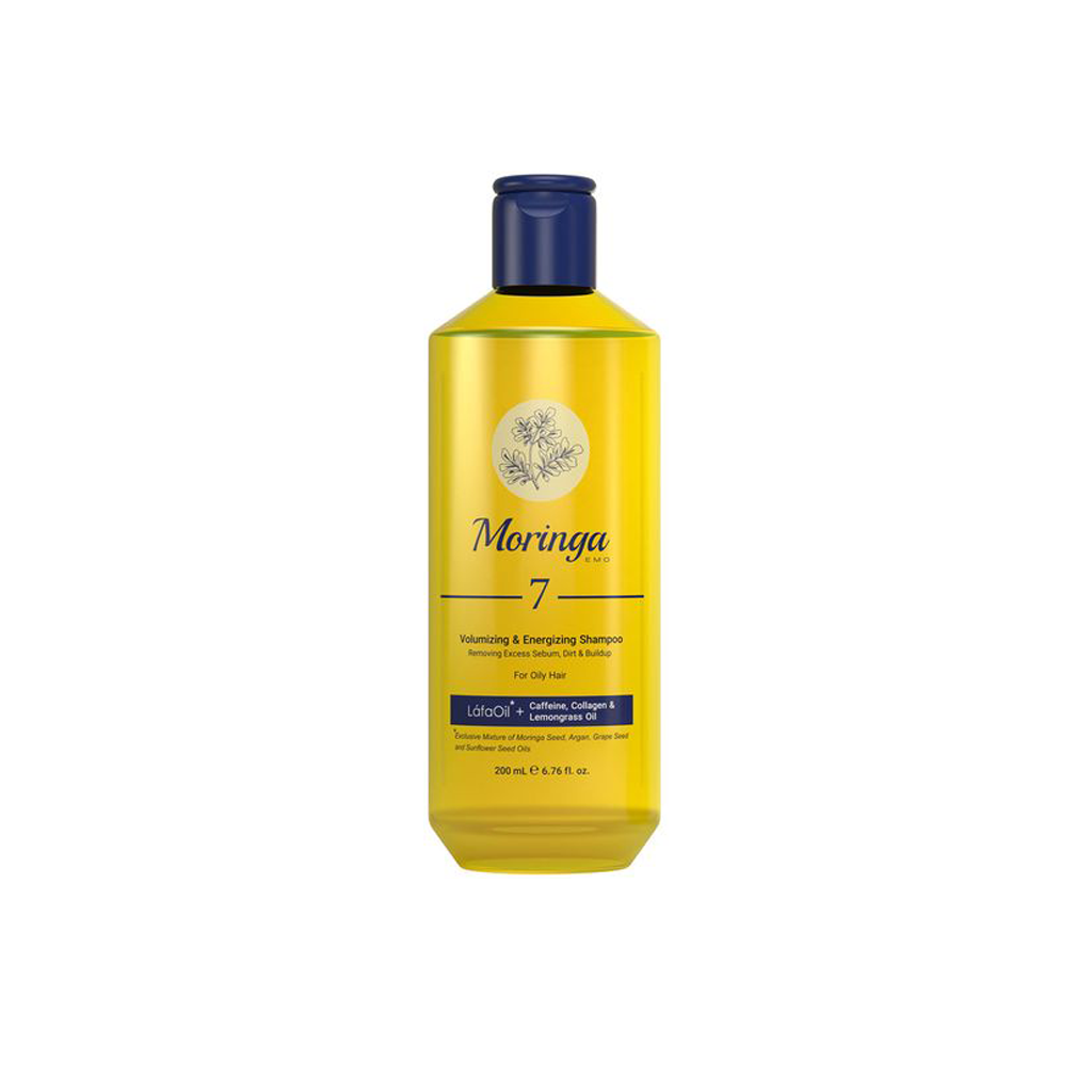 Volumizing &amp; energizing shampoo 7 for oily hair hair MORINGA EMO