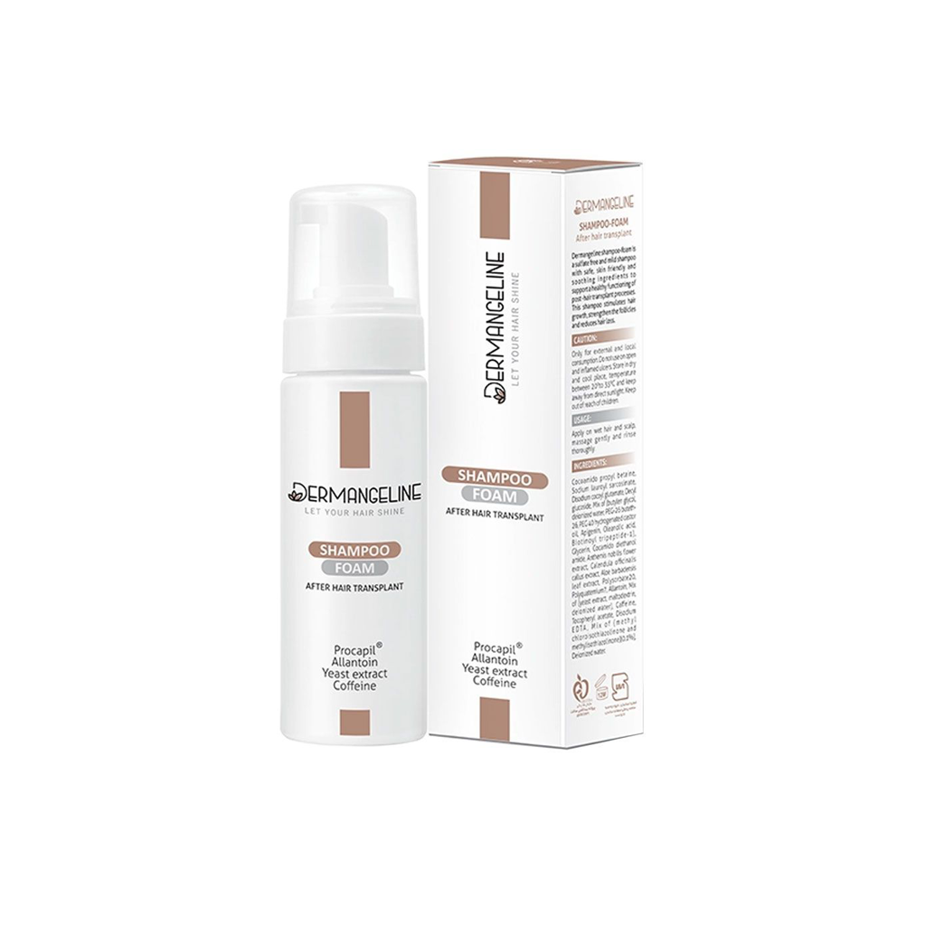 Shampoo-Foam-After-Hair-Transplant-DERMANGELINE1